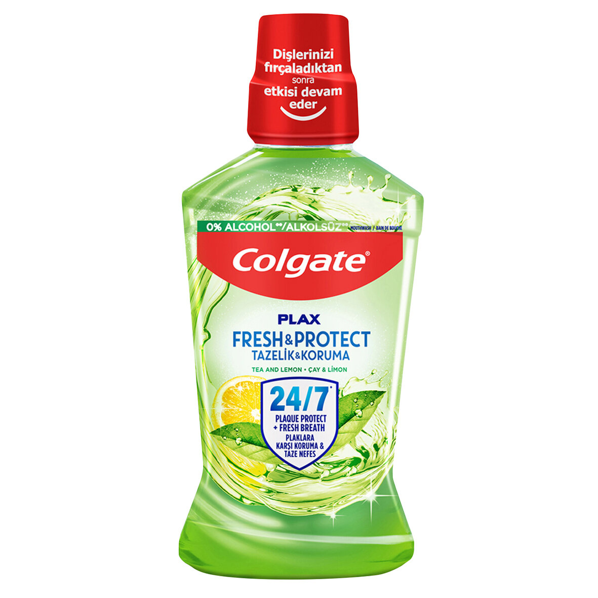 Colgate Plax Çay&Limon Ağız Bakım Suyu 500Ml