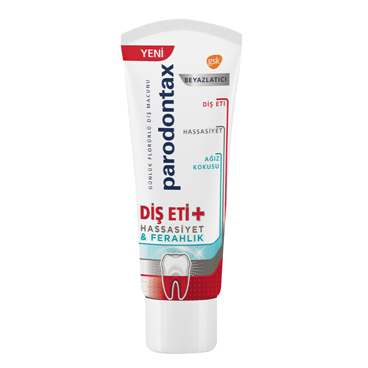 Parodontax Diş Eti+Hassas Ferah Beyaz Diş Mac 75Ml