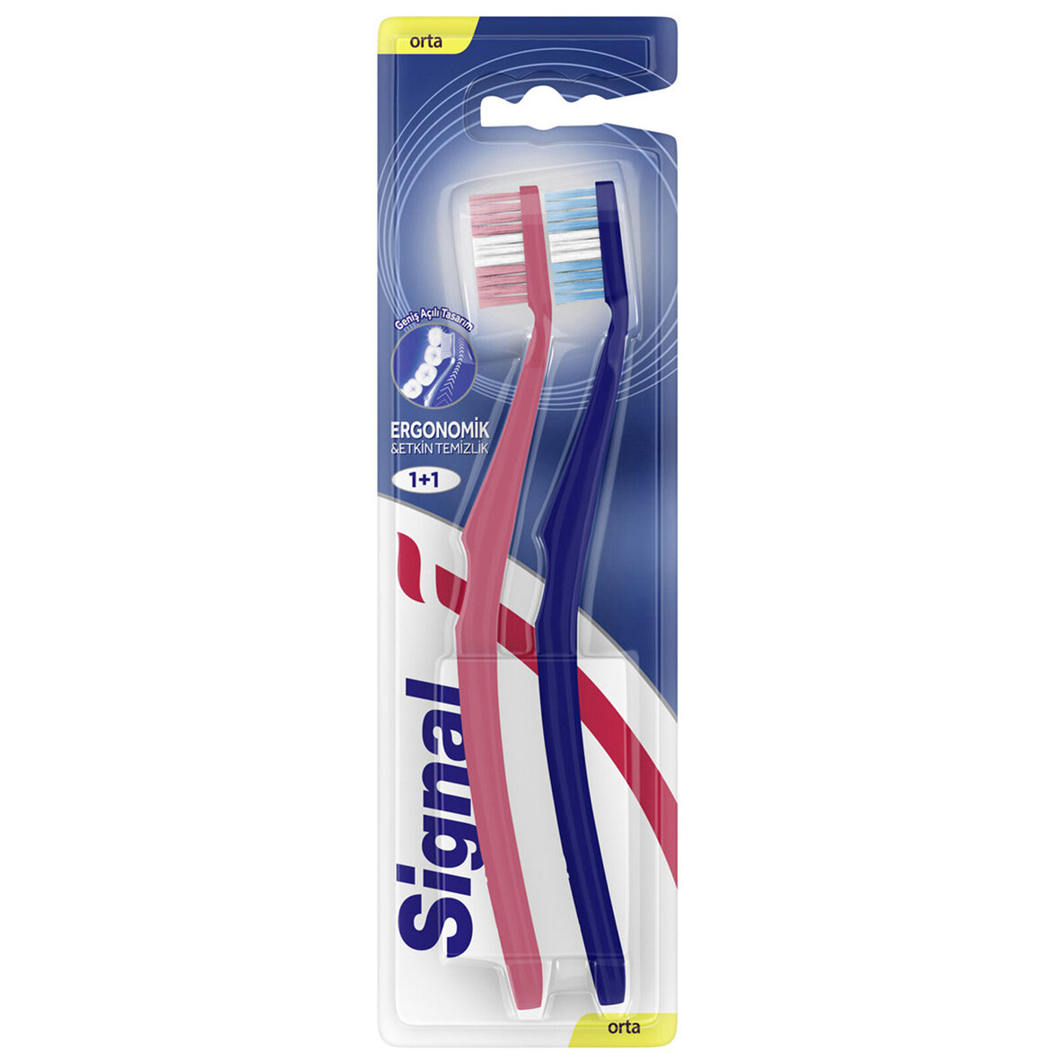 Sıgnal Ergonomik 1+1 Diş Fırçası