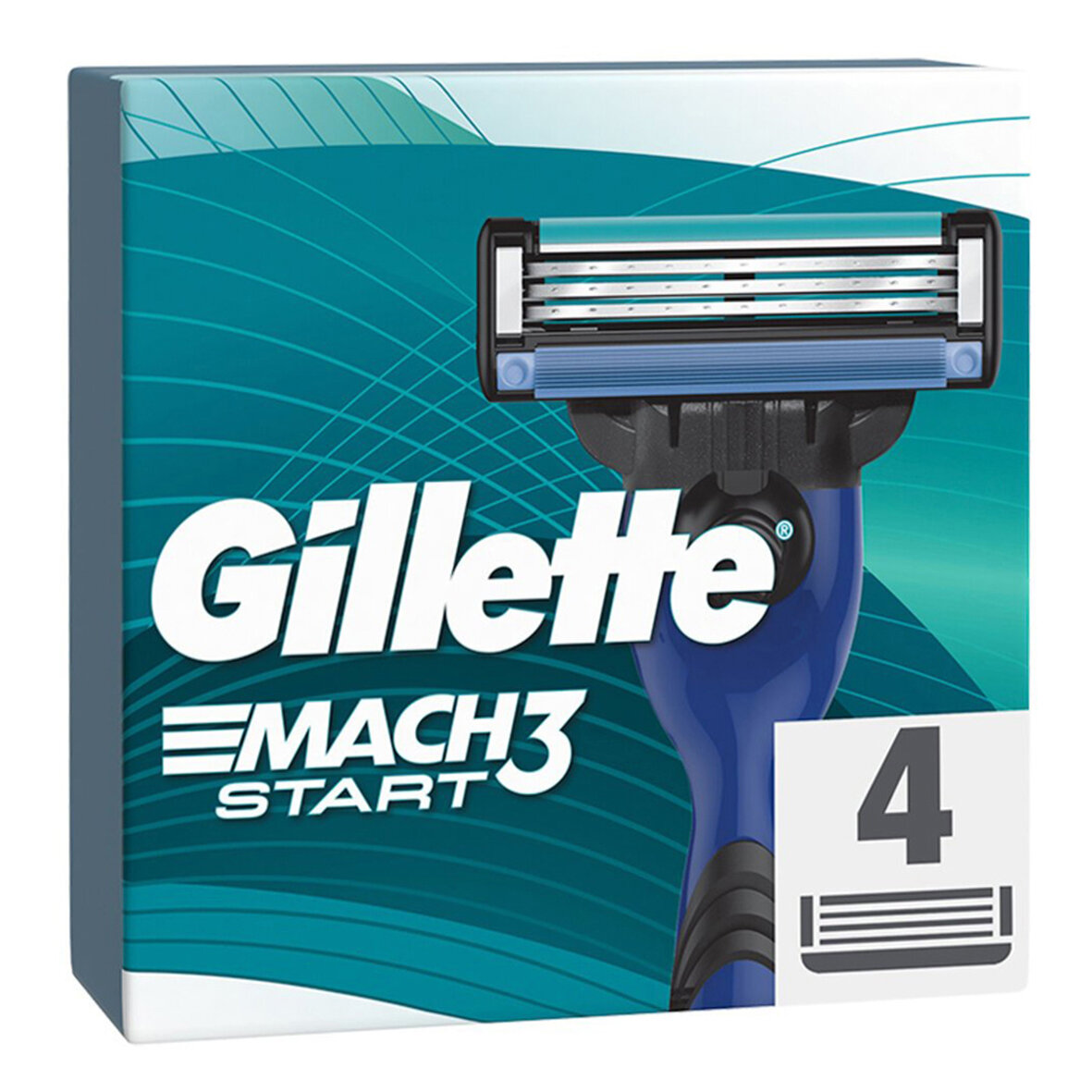 Gıllette Mach3 Start Tıraş Bıçağı 4Lü