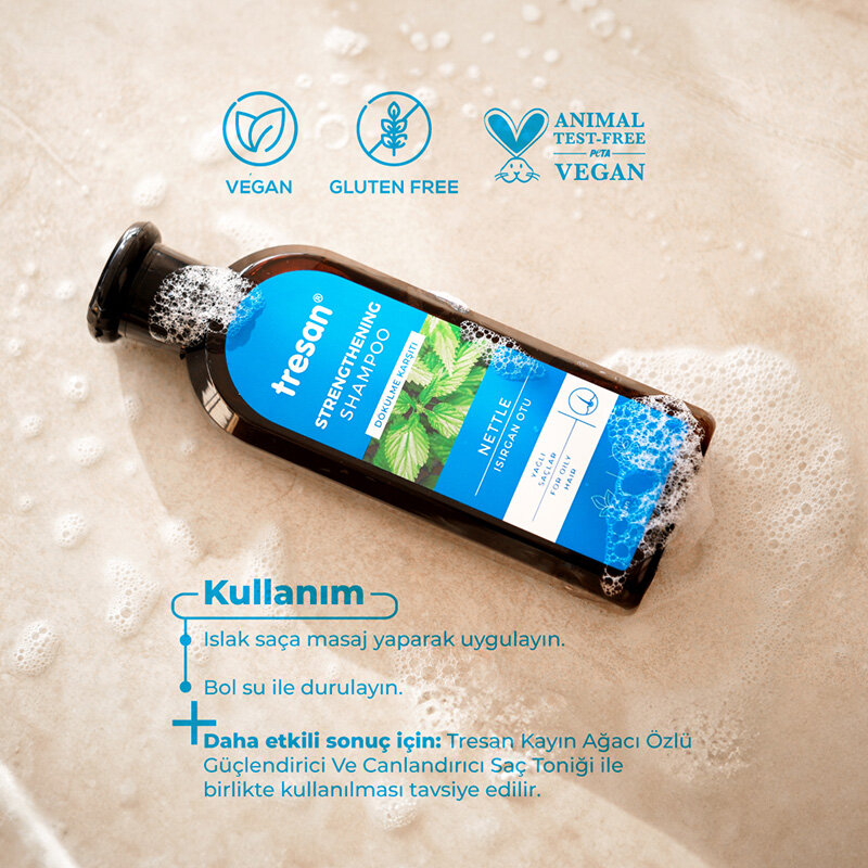 Tresan Yağlı Saçlar İçin Isırgan Otu Şampuan 300Ml