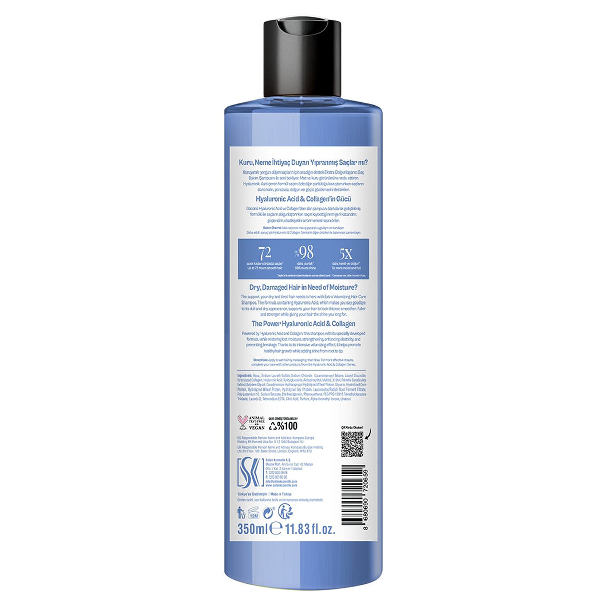 Urban Care Hyaluronıc Acıd&Collagen Şampuan 350Ml