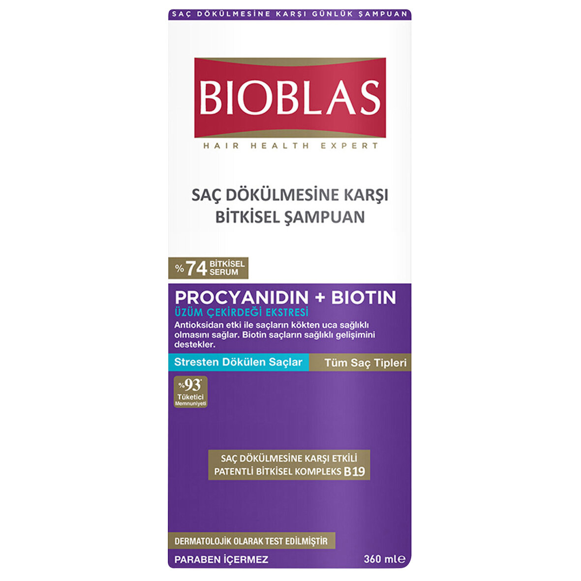 Bıoblas Procıyanıdın A.Strs Dök.Karş.Şamp. 360 Ml