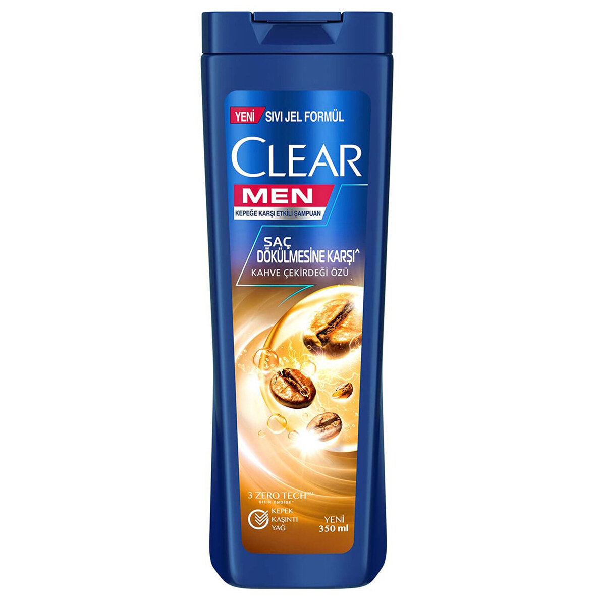 Clear Men Dökülme Karş.Kahve Çekir.Özlü Şam.350Ml