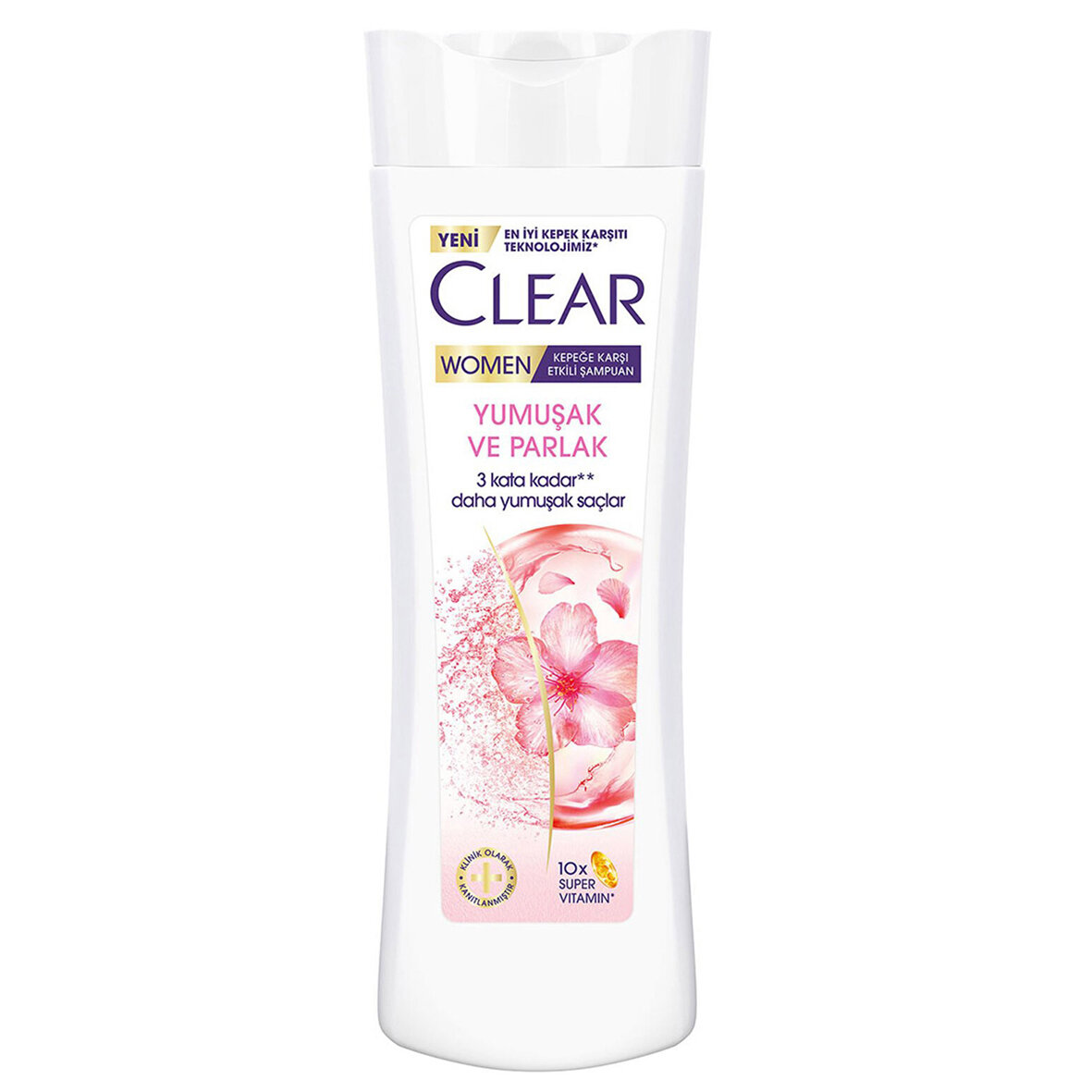 Clear Women Yumuşak Parlak Kiraz Çiçeği Şamp.350Ml