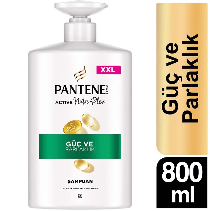 Pantene Güç Ve Parlaklık Şampuan 800 Ml