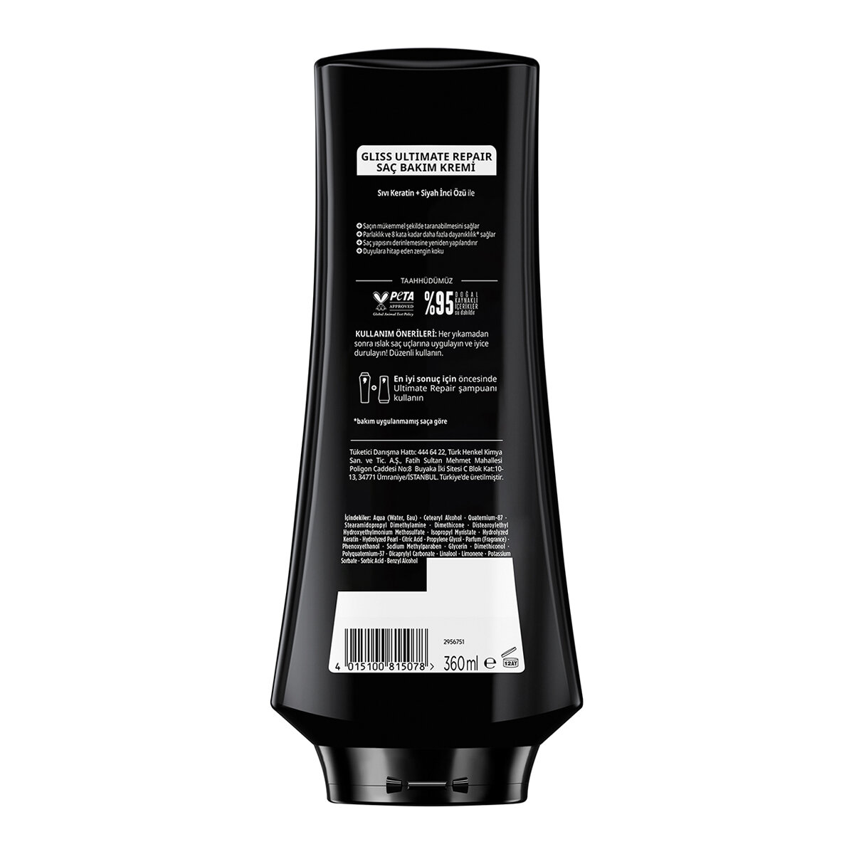 Glıss Ultımate Repaır Saç Kremi 360 Ml