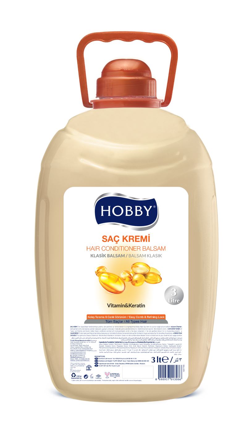 Hobby Klasik Balsam Saç Kremi 3L