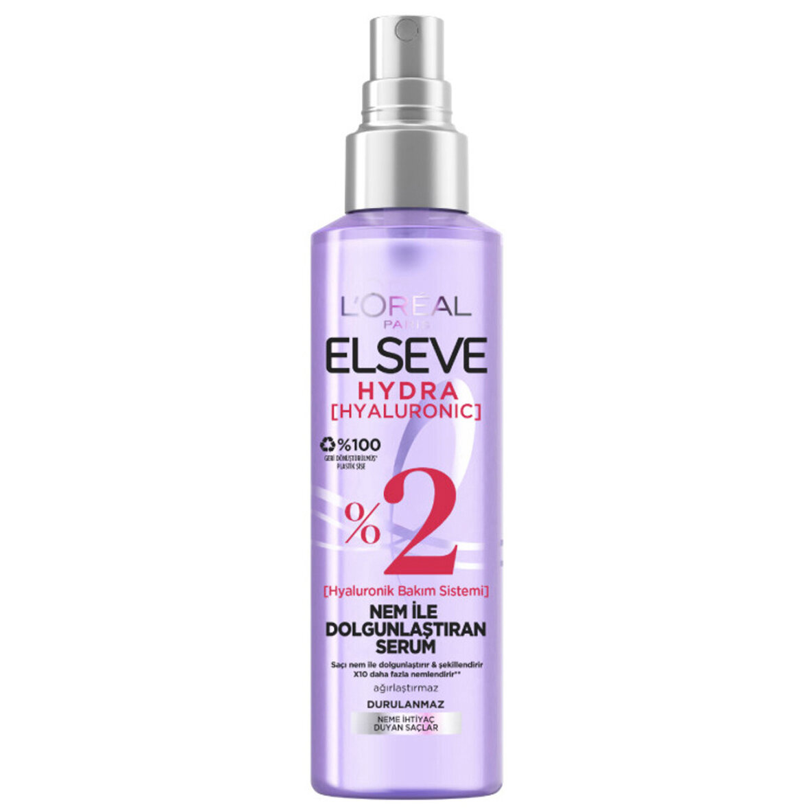 Elseve Hyalur.Nem İle Dolgun.Saç Serumu 150Ml