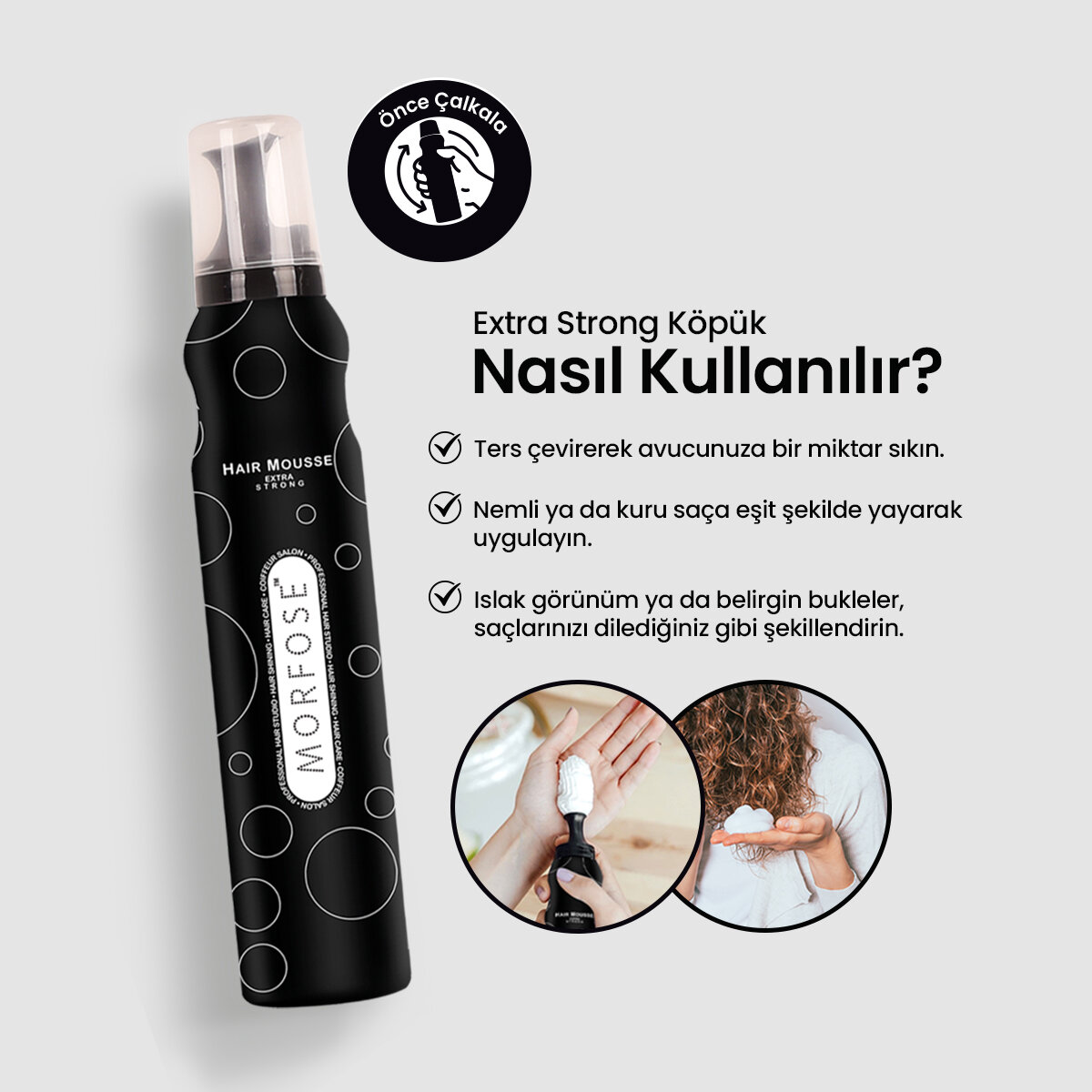 Morfose Extra Strong Saç Köpüğü 200 Ml