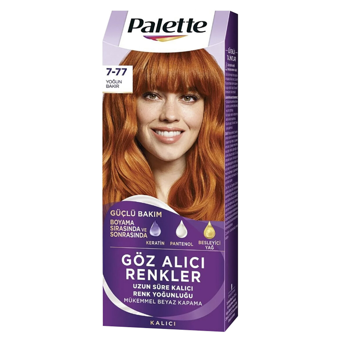 Palette Icc 7-77 Yoğun Bakır Saç Boyası 110 Ml