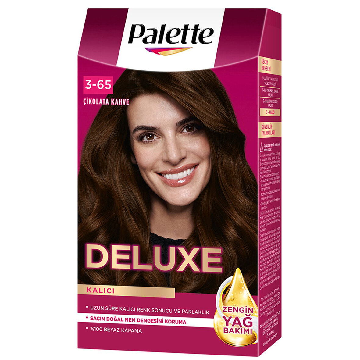 Palette Deluxe Saç Boyas 3-65 Çikolata Kahve 115Ml