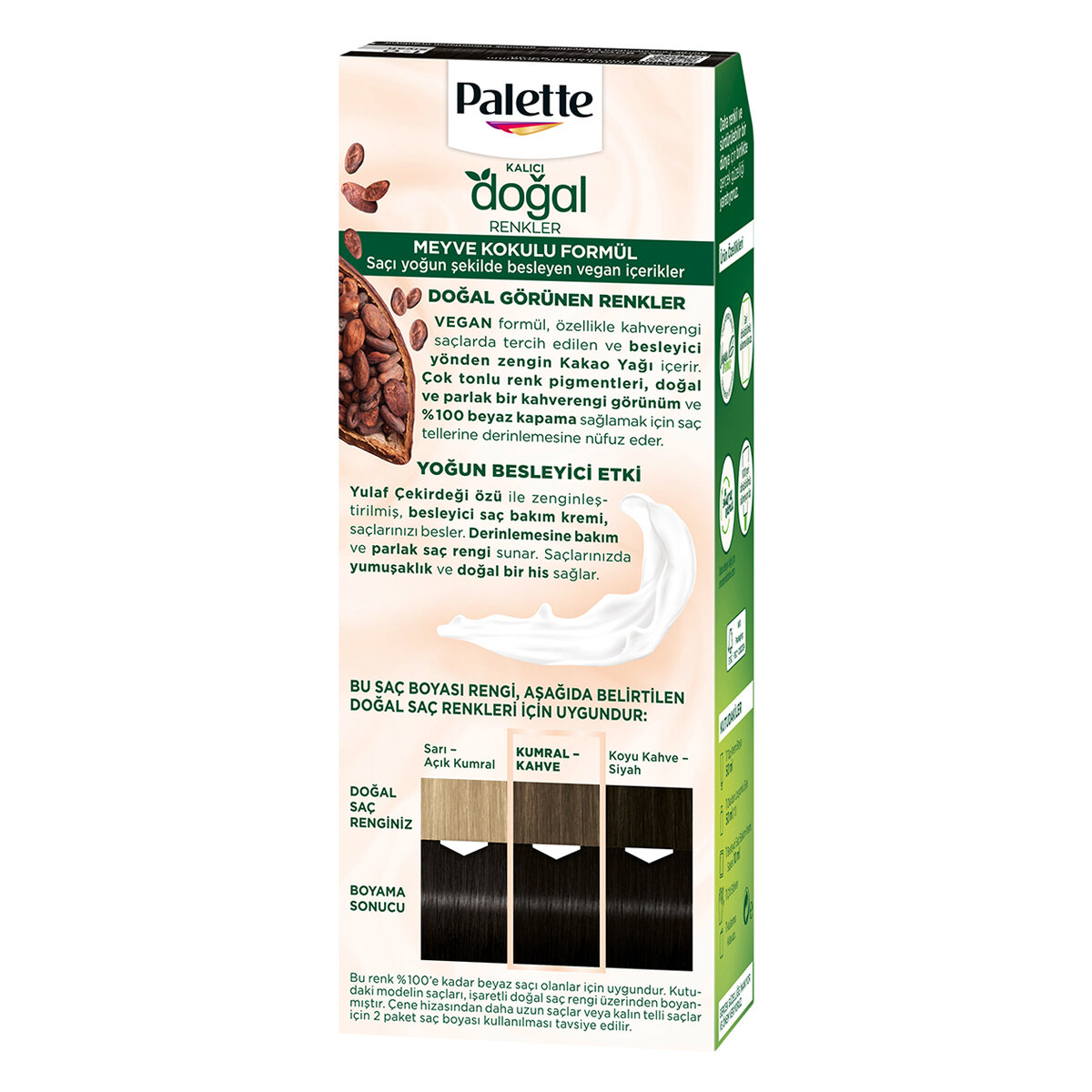 Palette Natural Colors S.Boya. 1-0 Siyah 110Ml