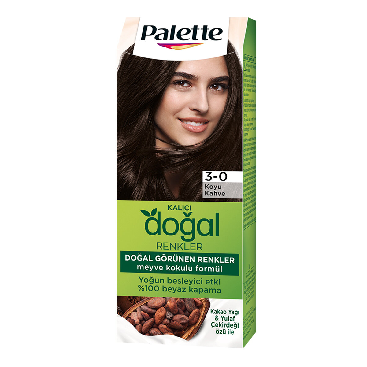 Palette Natural Colors S.Boya.3-0 Koyu Kakao 110Ml