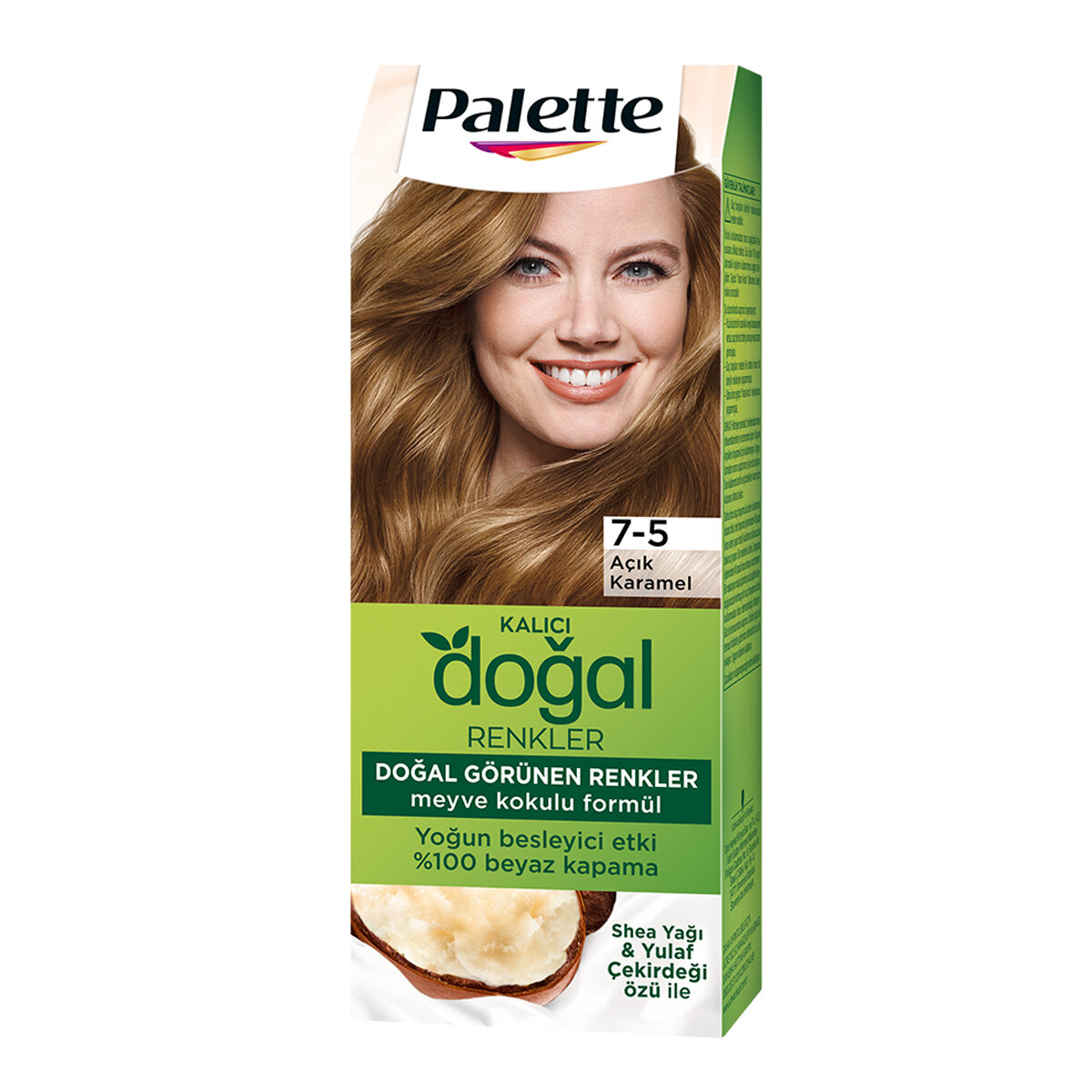 Palette Natural Colors S.Boya.7-5Açk.Karamel 110Ml