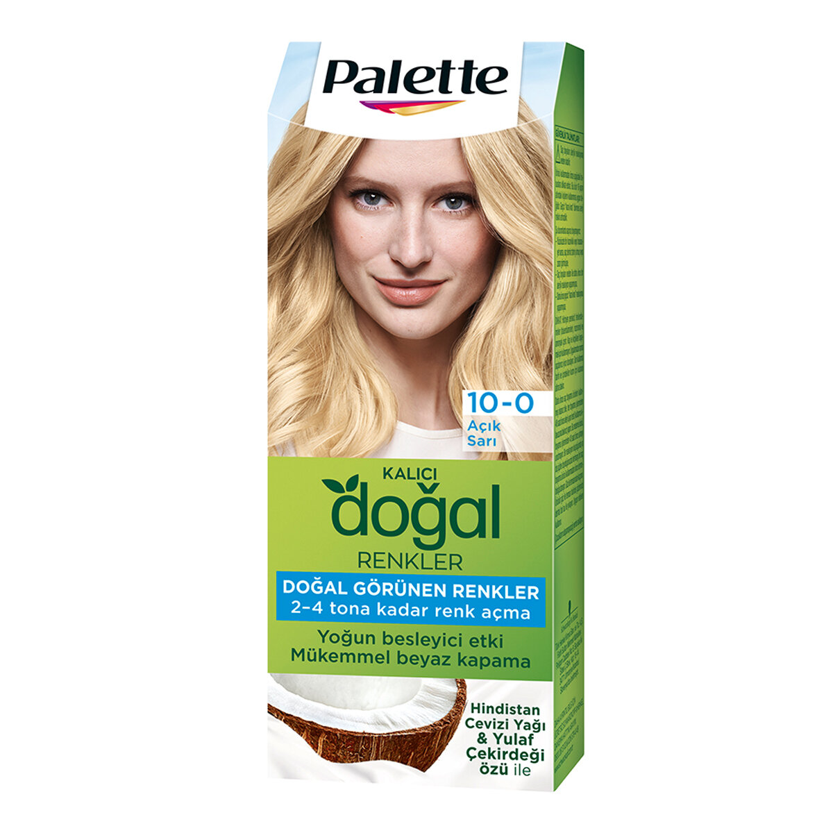 Palette Natural Colors S.Boya.10-0 Açk.Papat.110Ml