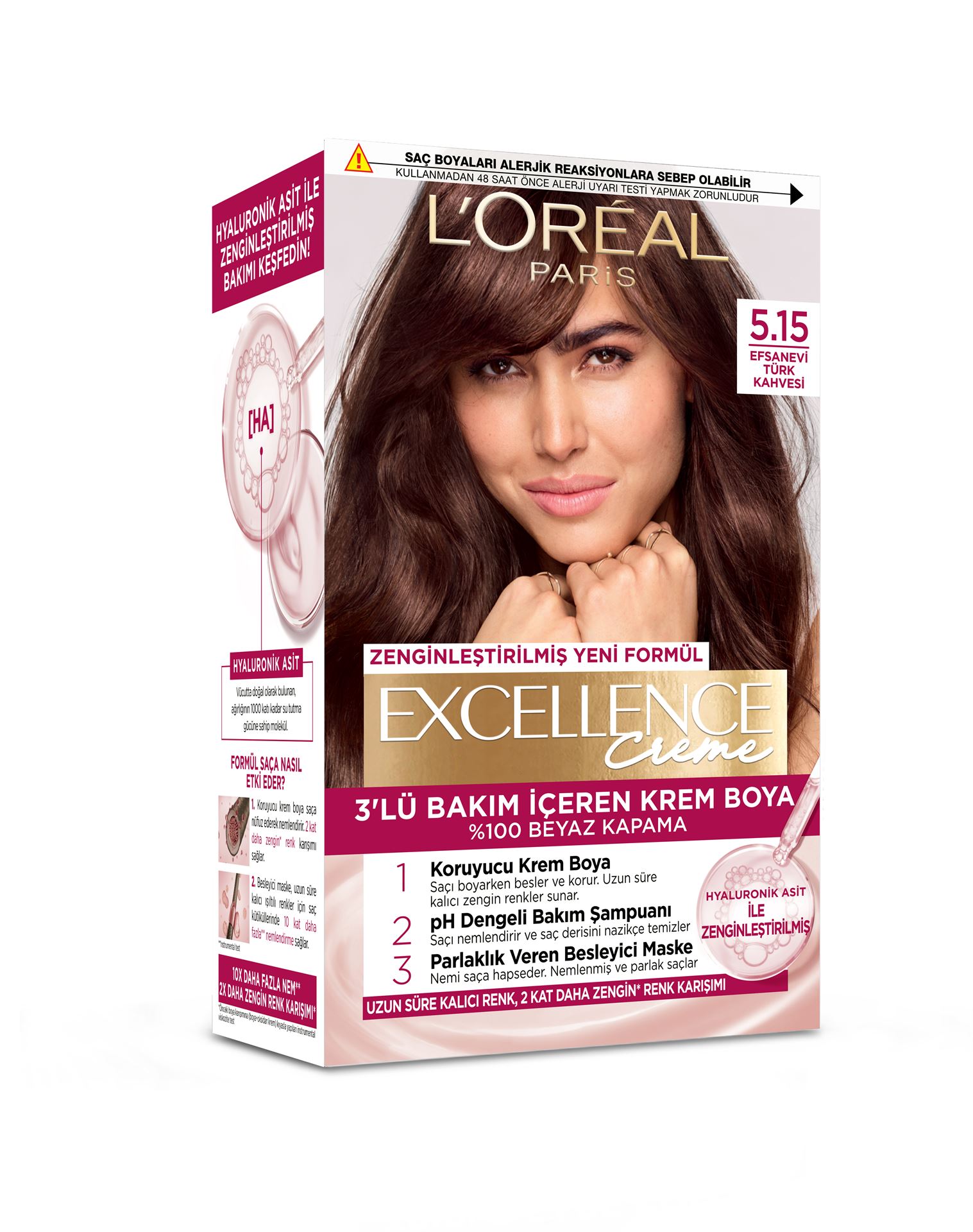 Excellence Creme 5.15 Efs.Türk Kahve S.Boya.192 Ml