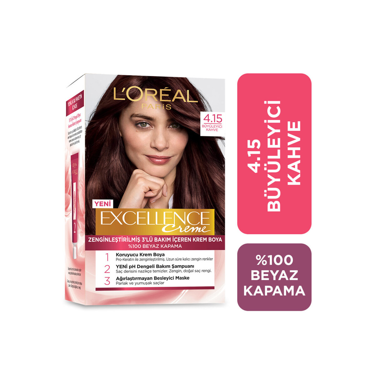 Excellence Creme 4.15 Türk Kahvesi S.Boyası 192 Ml