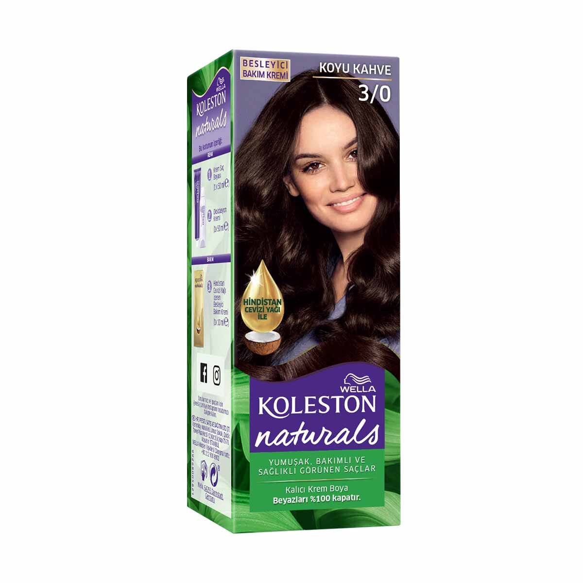 Koleston Naturals 3/0 Koyu Kahve S.Boyası 110Ml