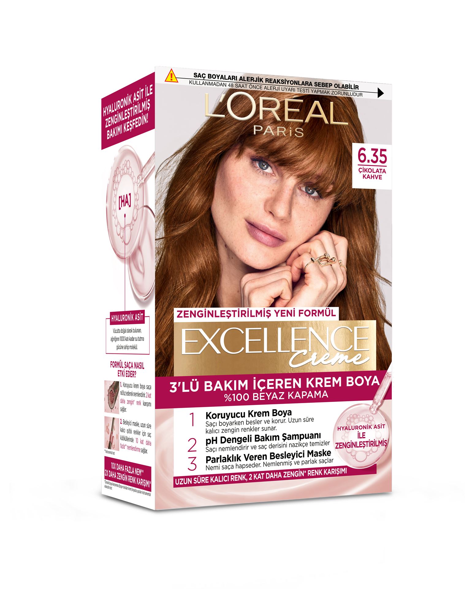 Excellence Creme 6.35 Çik.Kahve Saç Boyası 192 Ml