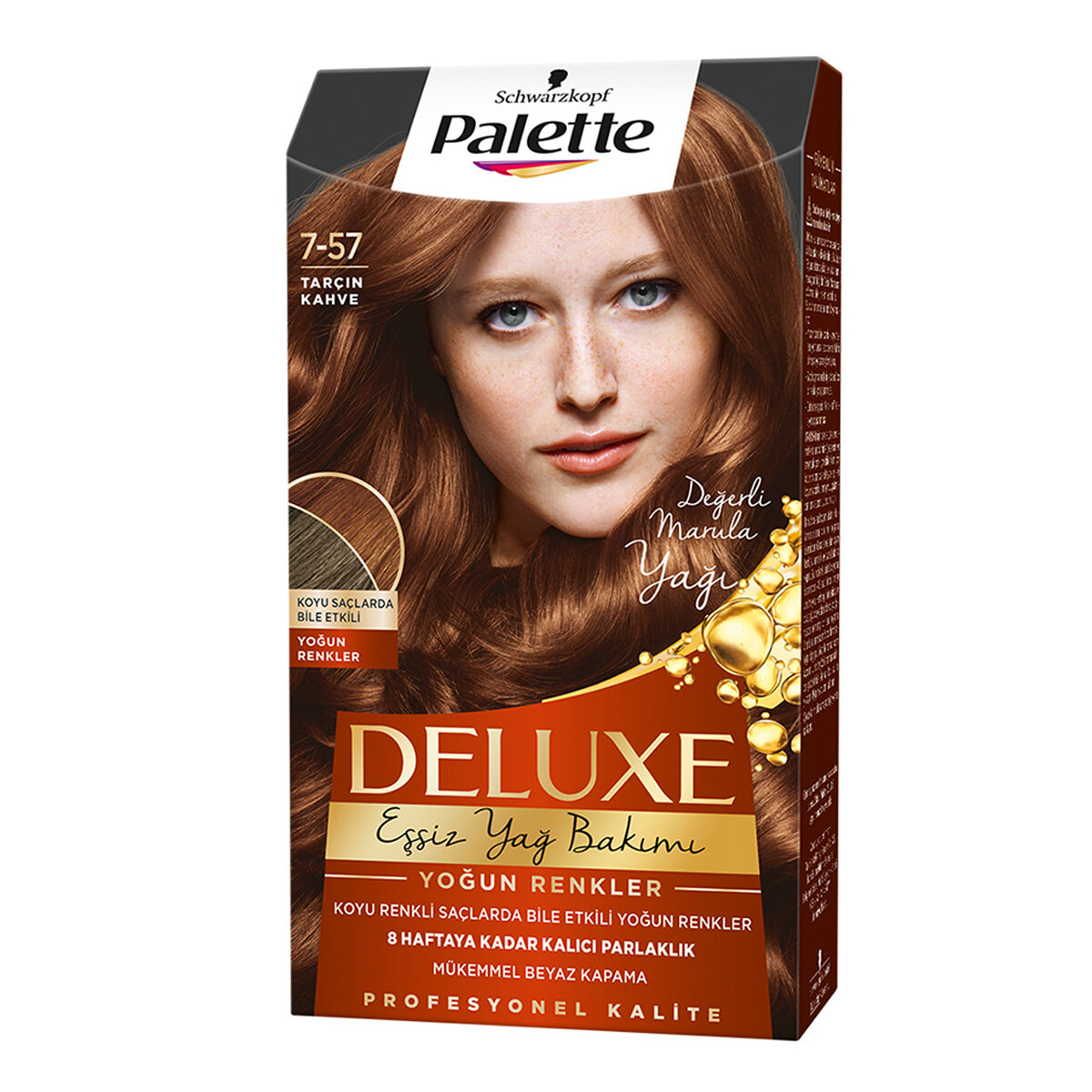 Palette Deluxe Yoğ.Ren.S.Boy.7-57 Tarç.Kahve 115Ml