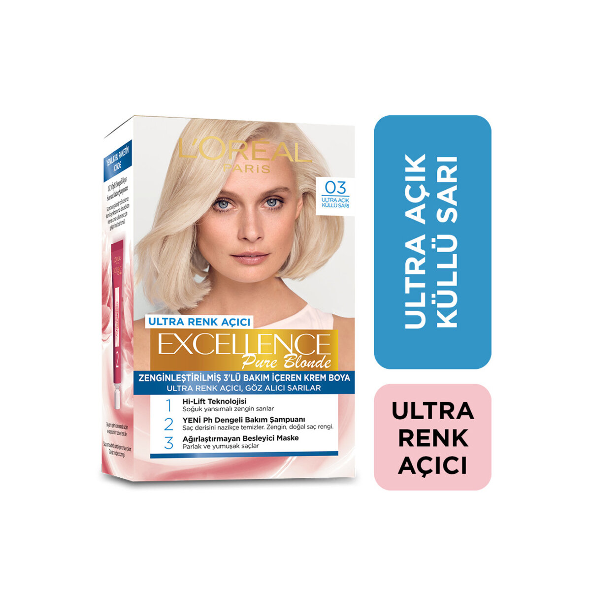 Excellence Pure Blond 03 Ultra A.Küllü Sarı 192Ml