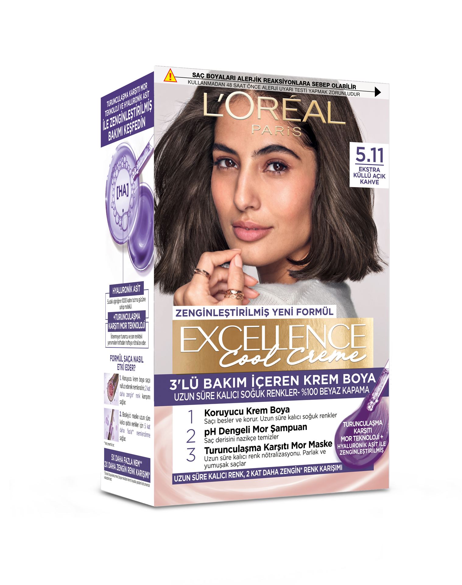 Excellence Cool Creme 5.11 Eks.Küllü A.Kahve 192Ml