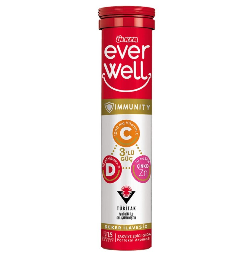 Ülker Everwell C-D-Çinko-Aserola Ef.Tab.15Li 67.5G