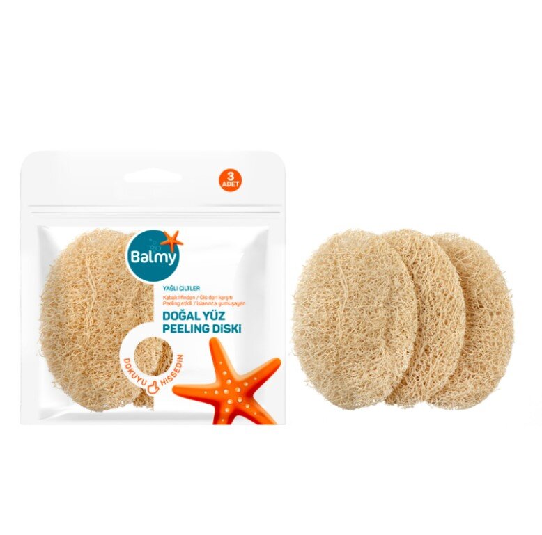 Balmy Loofah Peeling 3Lü Disk