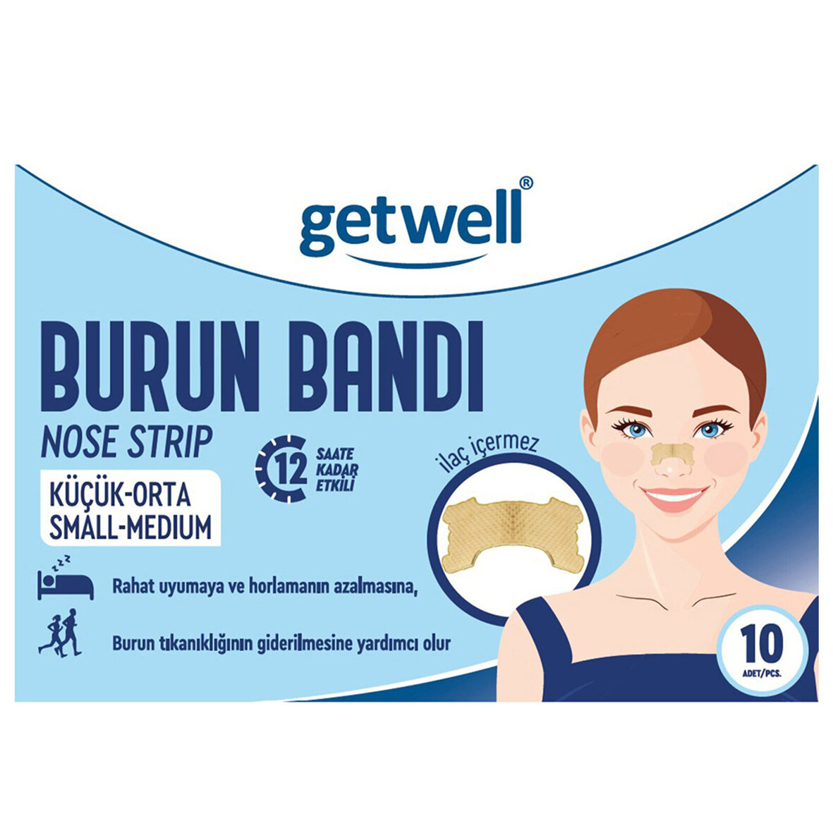 Getwell Burun Bandı Küçük Orta Boy