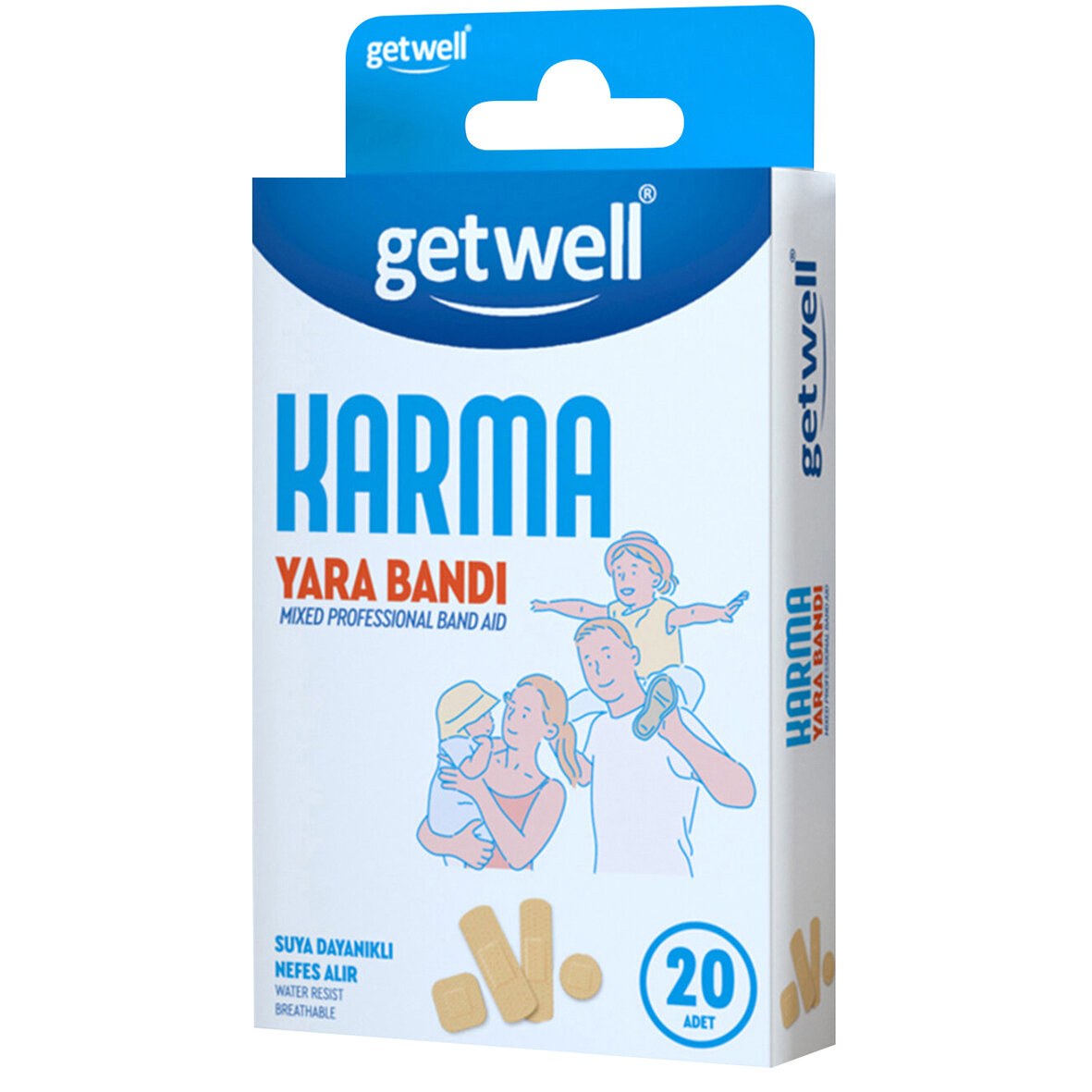 Getwell Karma Yara Bandı 20Li
