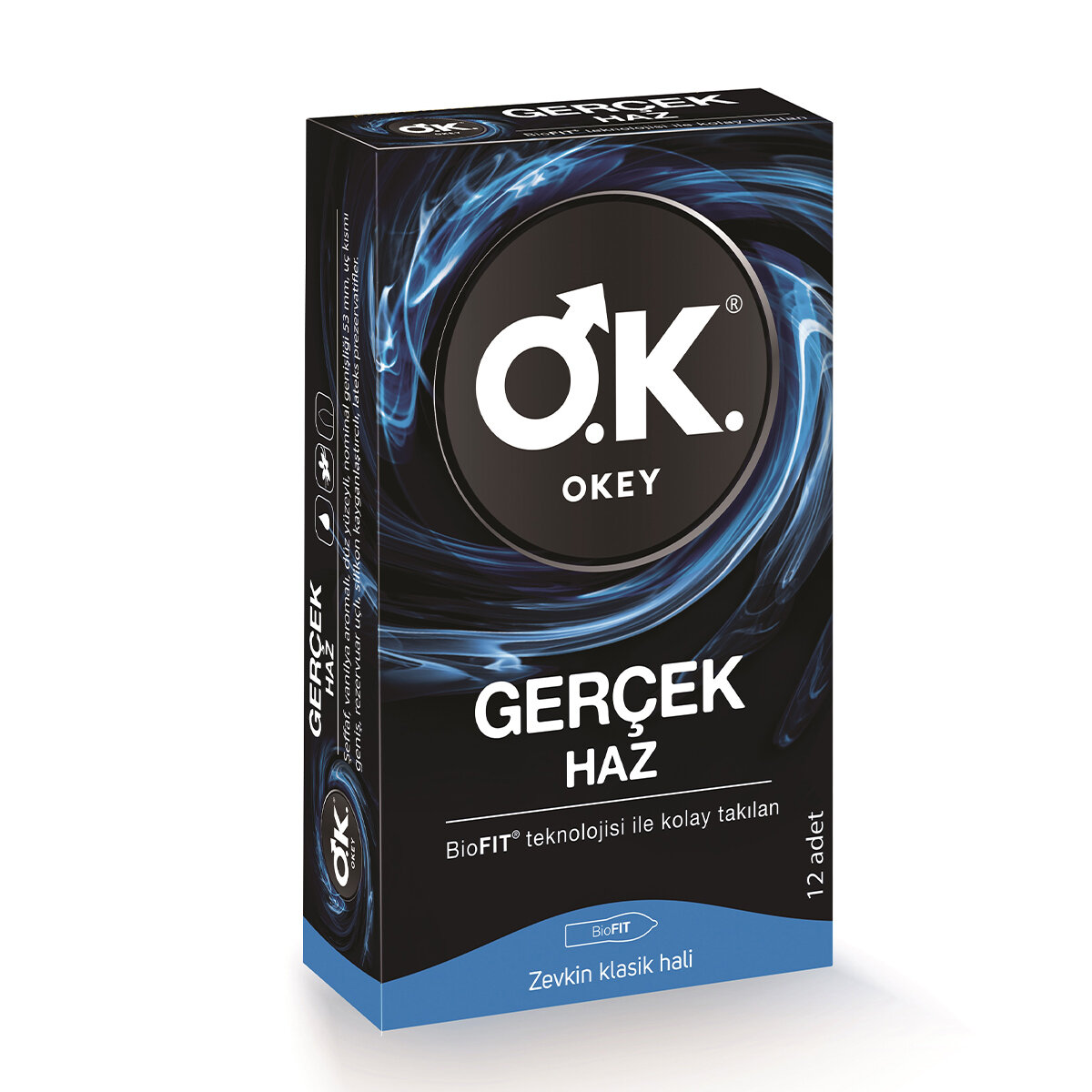 Okey Gerçek Haz Prezervatif 12Li