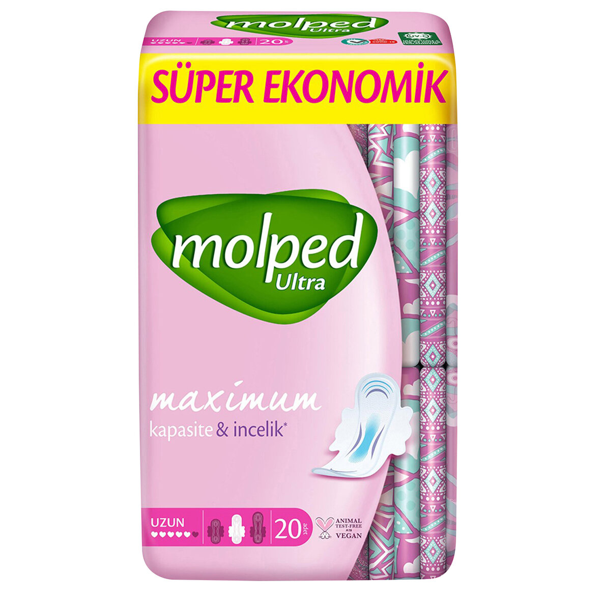 Molped Ultra Gece Hijyenik Ped 16Lı