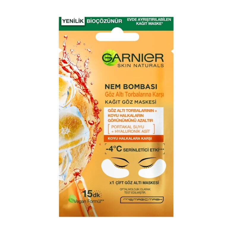 Garnıer Skın Nat.Nem Bom.Göz Maskesı 6Ml