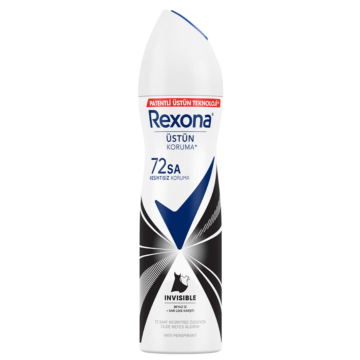 Rexona Invısıble Black + Whıte Kadın Deo 150 Ml