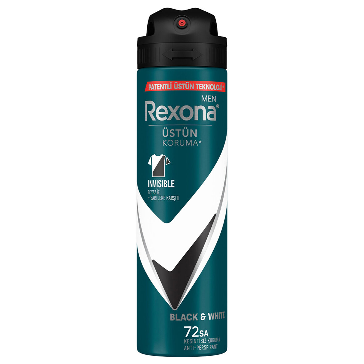 Rexona Men Invısıble Black+Whıte Erkek Deodo.150Ml