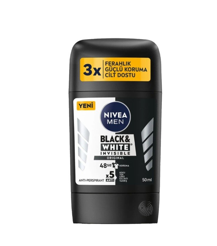 Nıvea Men Black & Whıte Orıgınal Stıck 50Ml