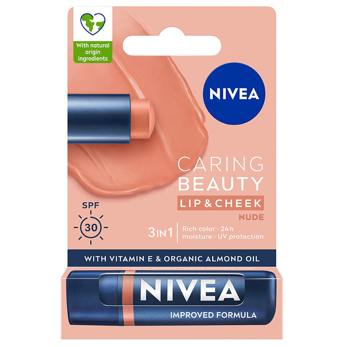 Nıvea Lıp Care Carıng Beauty Nude 4.8G