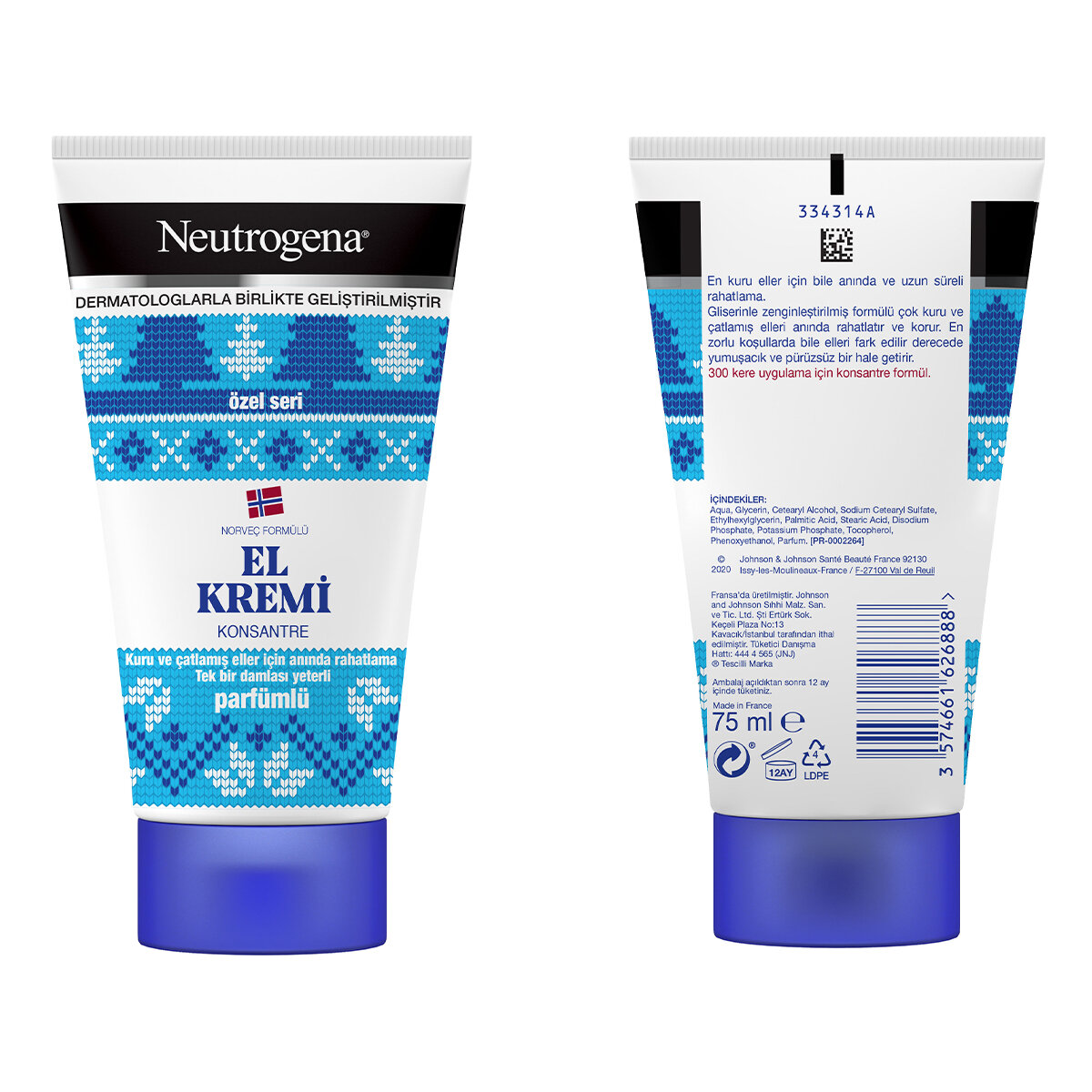Neutrogena Konsantre El Kremi Parfümlü 75 Ml