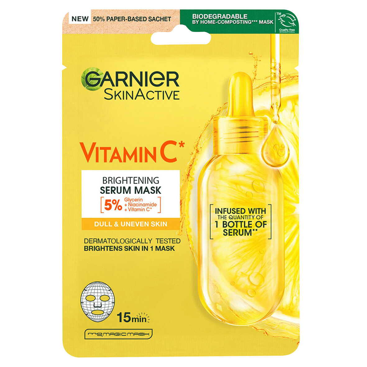Garnıer Vitamin C Serum Kağıt Maske 28G.