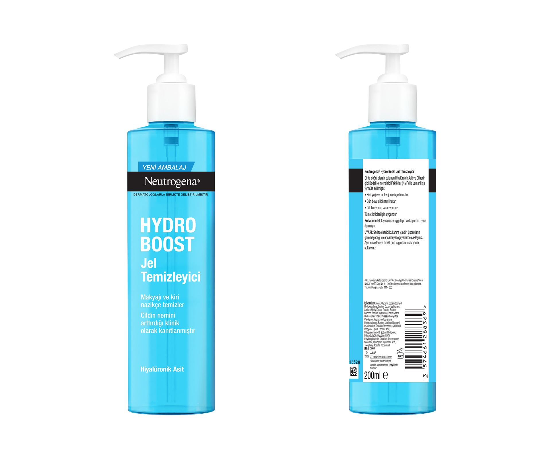 Neutrogena Hydro Boost Jel Temızleyıcı 200 Ml