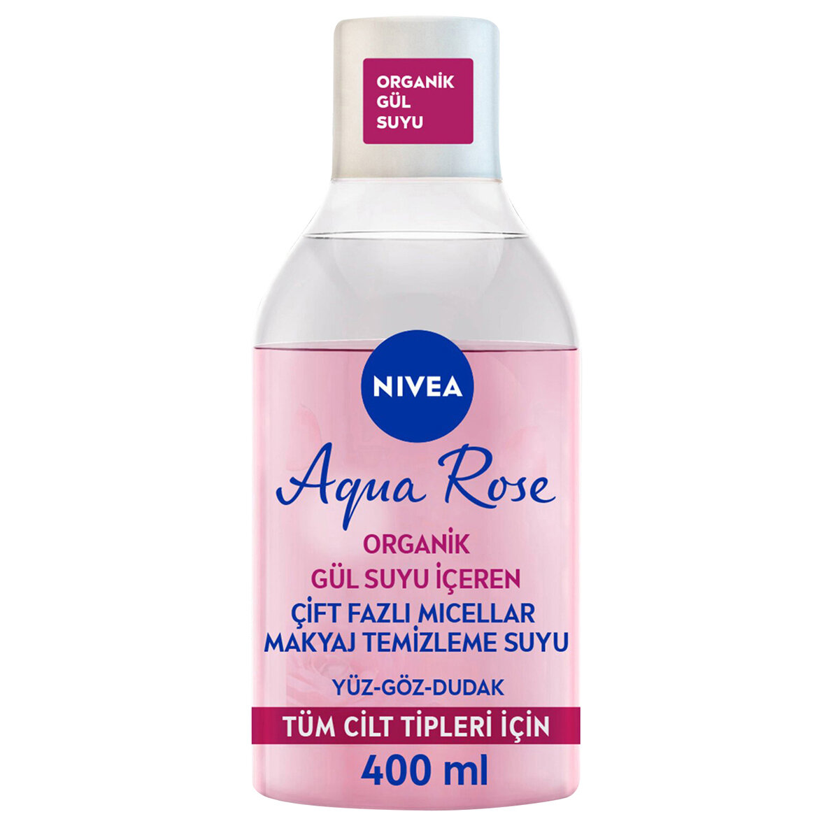 Nıvea Gül Suyu İçeren Çift Fazlı Mk.Tmz.Suyu 400Ml