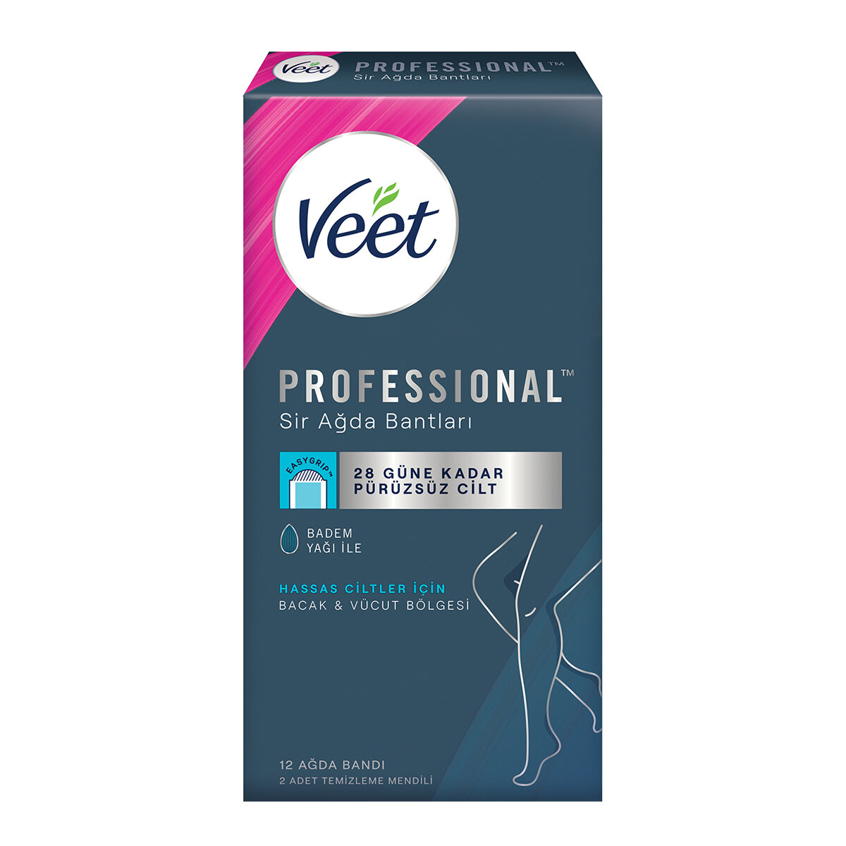Veet Professıonal Ağda Bantları Hassas Ciltle.12Li