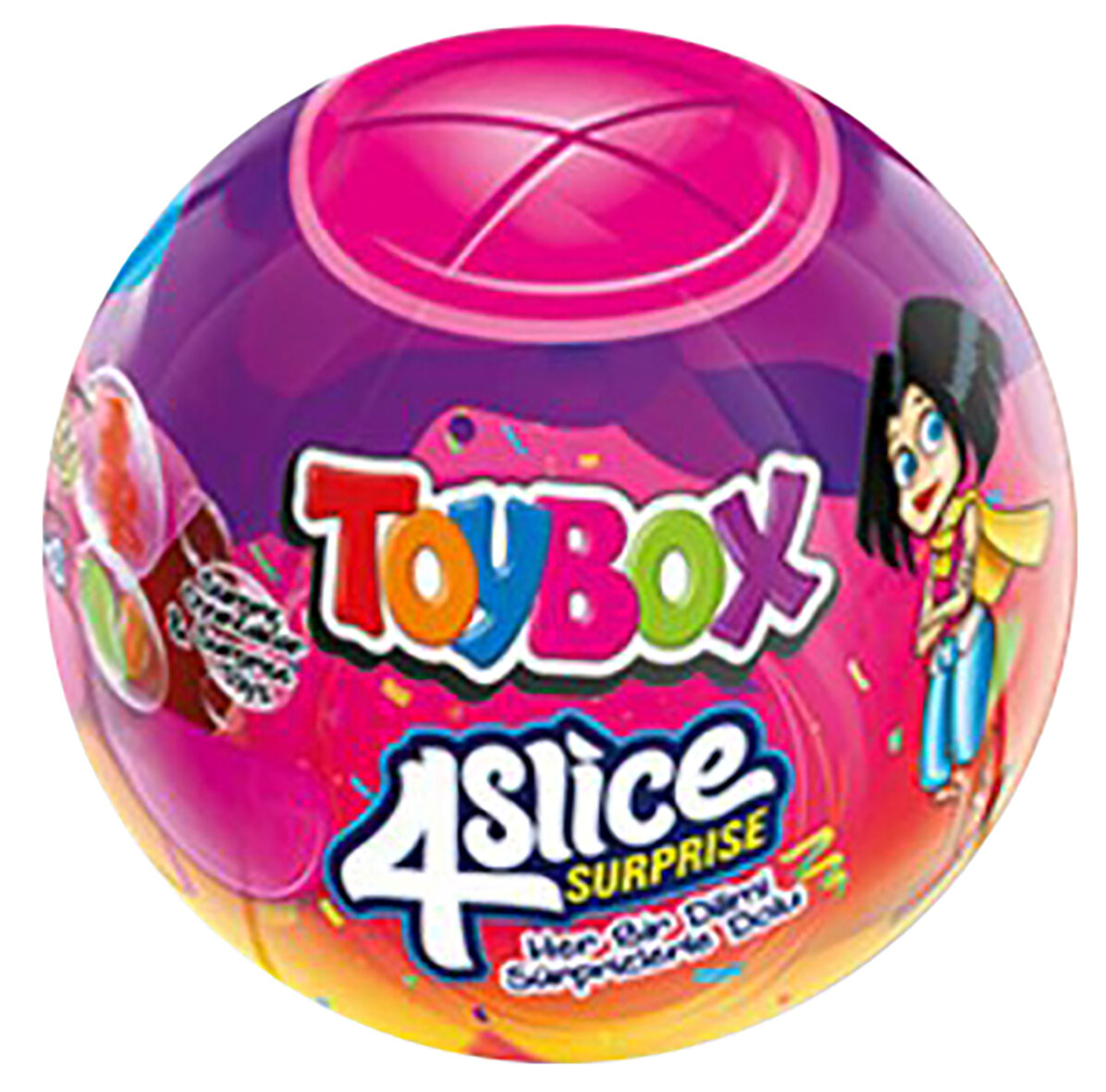 Toybox 4 Dilim Kız Çocukl.Özel Sürpriz Yumurta