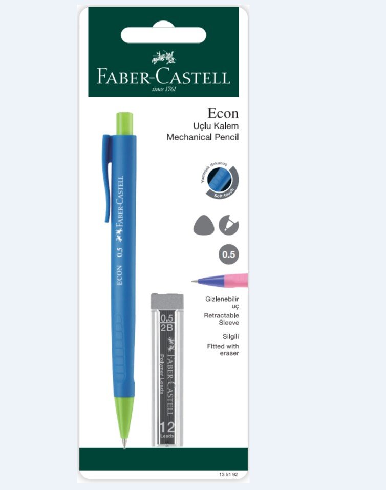 Faber Castell Soft Touch Combo Ver.+Min.Set 0.5
