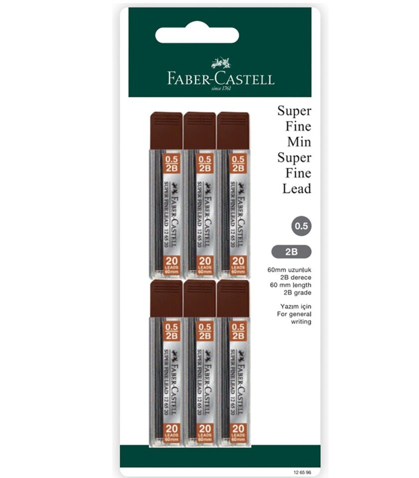 Faber Castell Bls Super Fıne Mın 0.5 60Mm 6Lı
