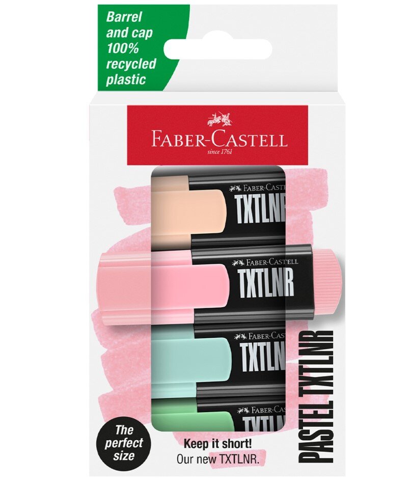 Faber Castell Bls Mını Textlıner Pastel 4Lü
