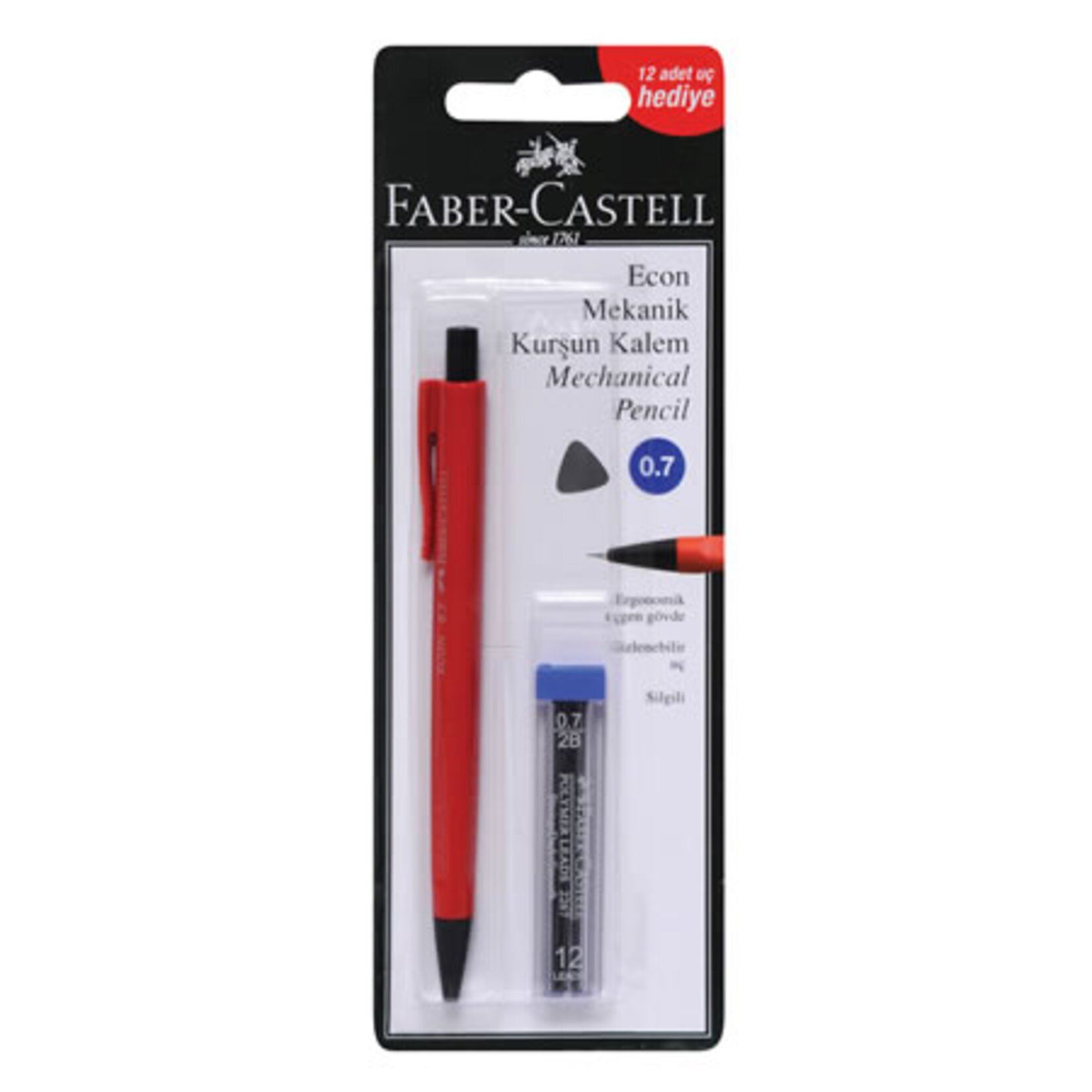 Faber Castell Econ 1351 0.7 Mm Versatıl + Mın Hed.