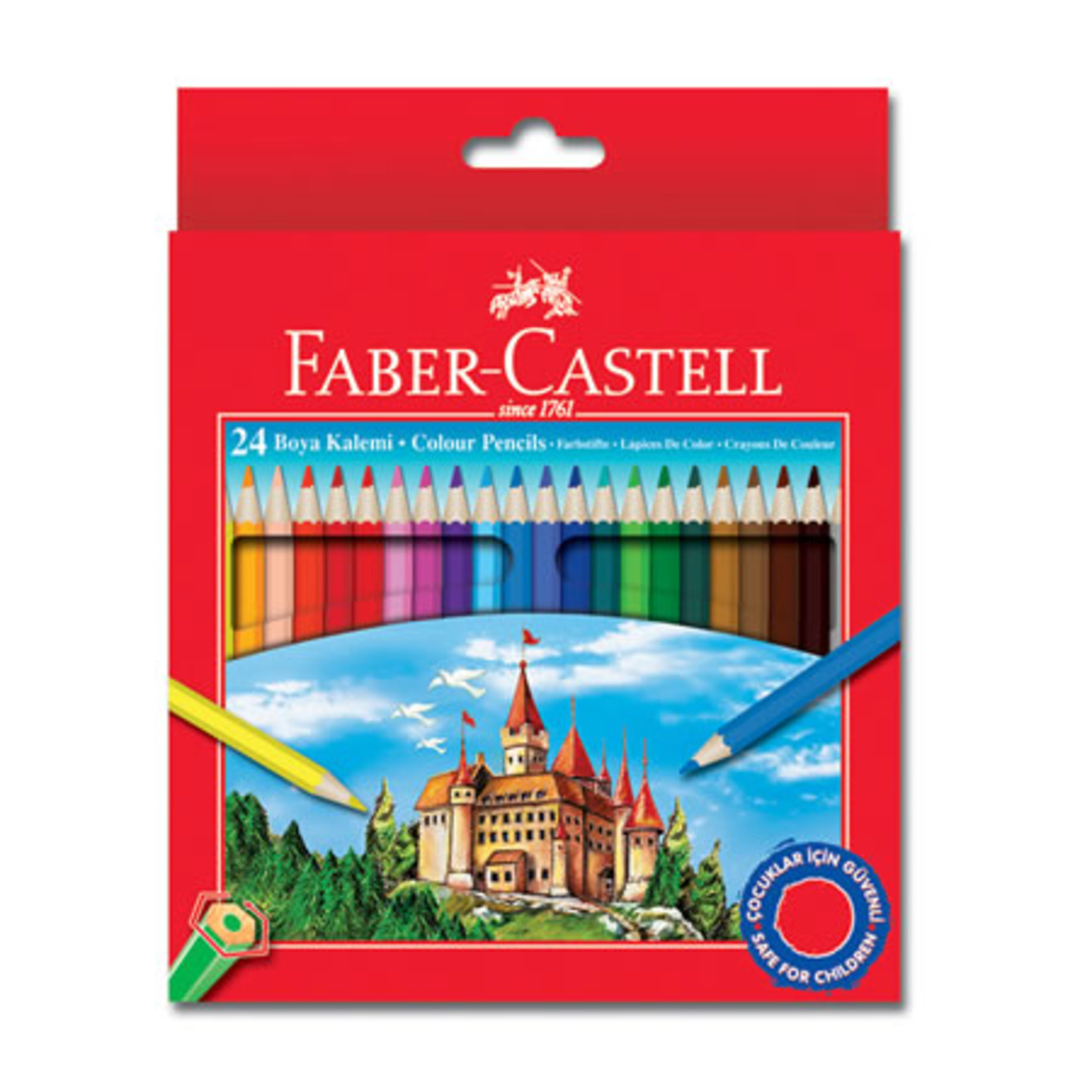Faber Castell Redline Tam Boy Boya Kalemi 24'Lü