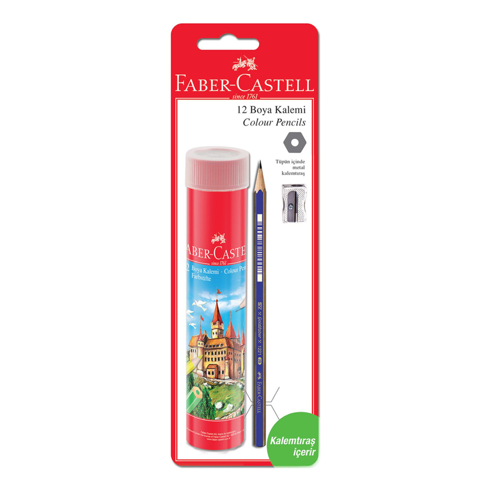 Faber-Castell Bls Kuru Boya 12Li Tüp+2B Kalem